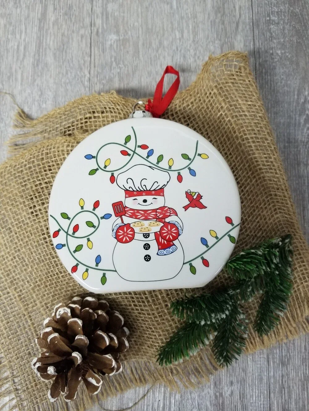 Temp-Tations Snowball Cookies Recipe Ornament
